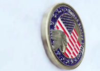 Estilo de encargo militar del veterano de Estados Unidos de las medallas de los deportes con el símbolo de Eagle
